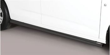 Side bars i rustfri stål - Sort til Nissan Juke 4x2 årg. 10-20